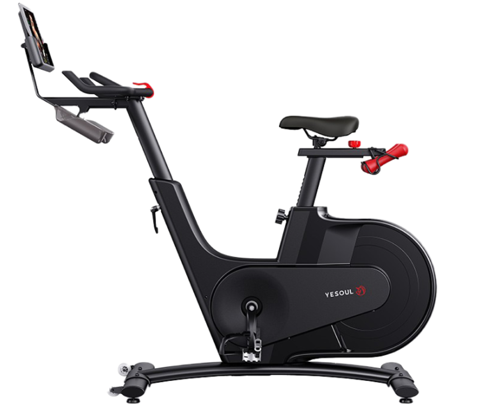 Велотренажер YESOUL Smart Spinning bike V1 белый фото №2