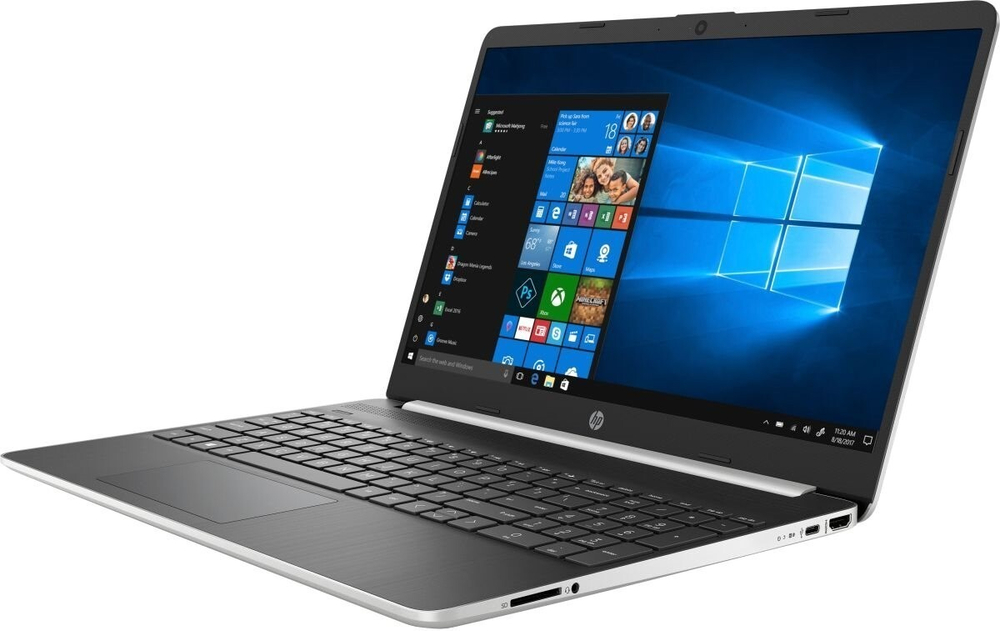 Ноутбук HP 15s-fq1080ur 15.6; FHD IPS/i3 1005G1(1.2)/4GB/256GB SSD/noDVD/UHD/DOS/Gray 22Q45EA