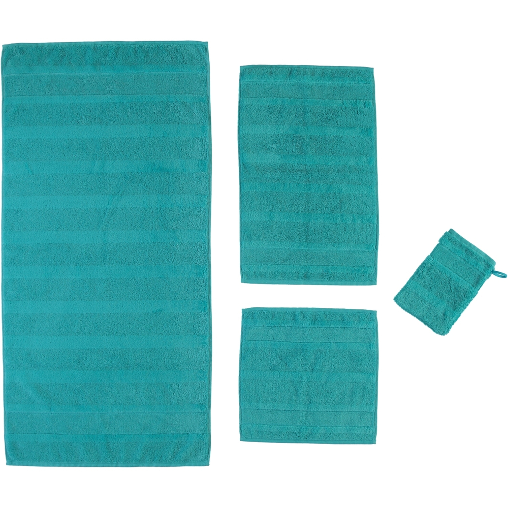 Полотенце 80х160 Cawo Noblesse 1002 бирюзовое