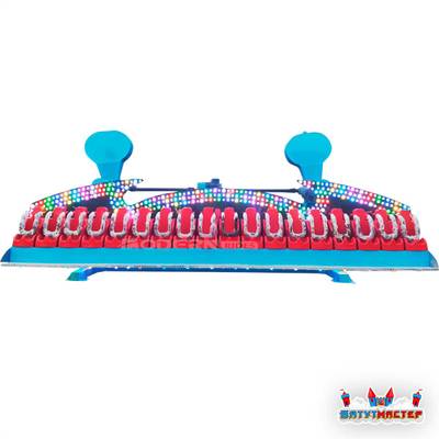 Аттракцион скамейка «Небесный полет», 16 мест,  10×2×4 м