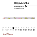 Карандаш ч/г НВ "HappyGraphix. Авокадо. Селфи" (Bruno Visconti)