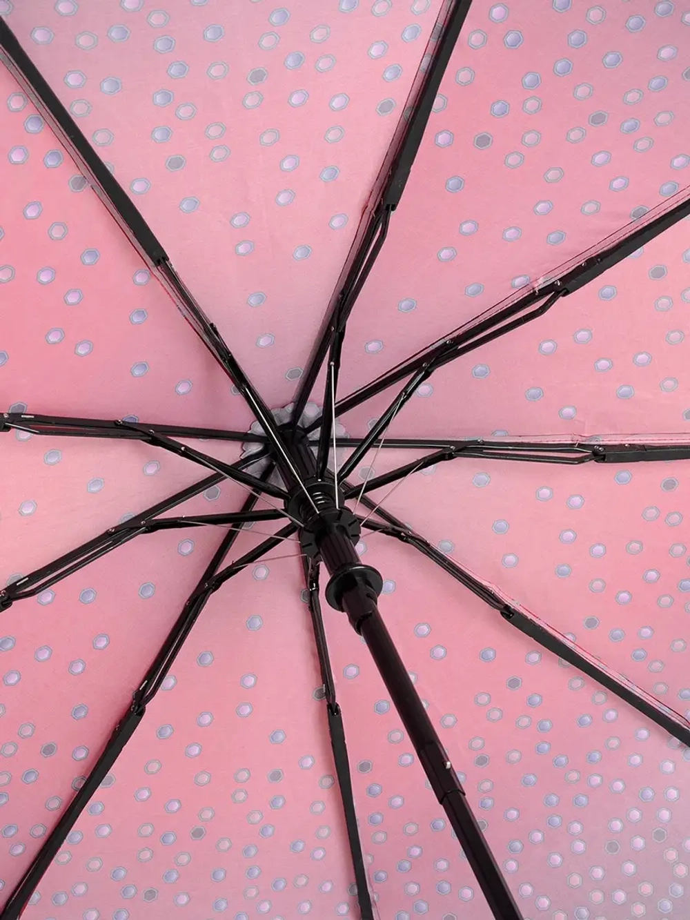 Женский зонт полуавтомат, три сложения