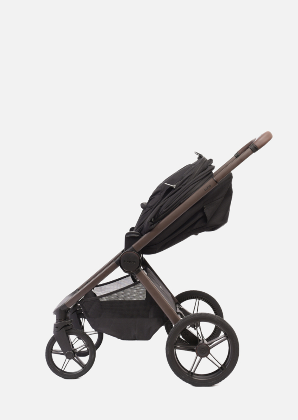 Peppy Коляска детская Soho 2 в 1 Black Черный