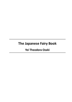 The Japanese Fairy Book | Y.T. Ozaki
