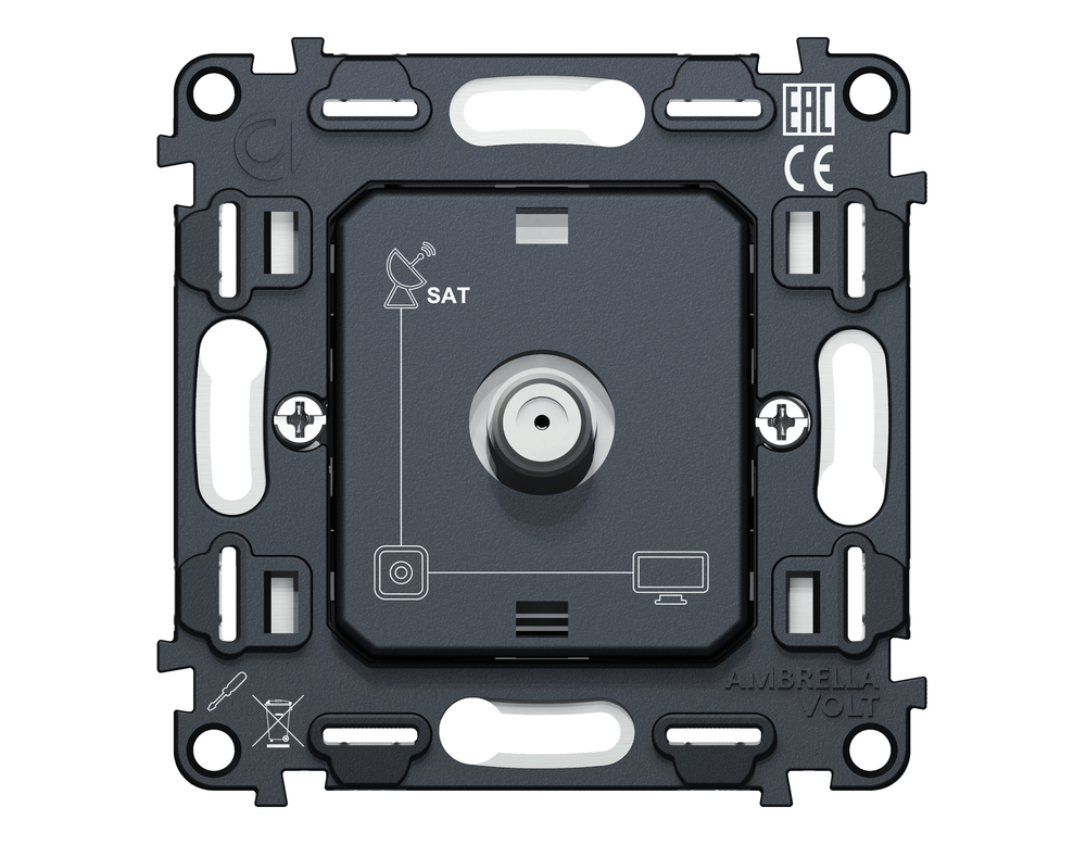 VM215 Механизм TV розетки SAT 5-2400MHz 3.5dB QUANT