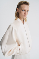 Бомбер оверсайз из тафты