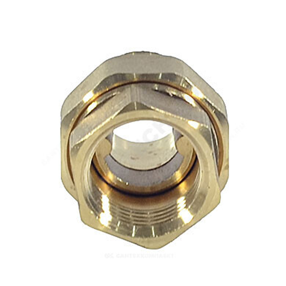 Соединитель латунь американка Ду 20 (3/4") прямой ВР/НР VALFEX VF.340.L.034