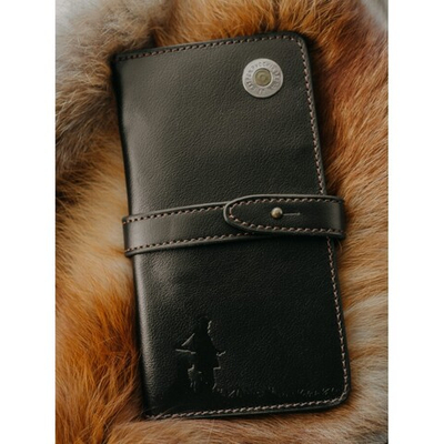 Портмоне (Черный, Охотник с собакой)