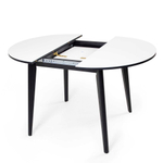 Марс-2 (СитПарад) Стол обеденный раздвижной (столешница - стекло)