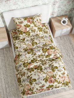 Постельное белье  "Прохоровская роза" 1,5-сп   наволочка 50х70 1шт Простынь  150х215 см  Пододеяльник 145х215 см