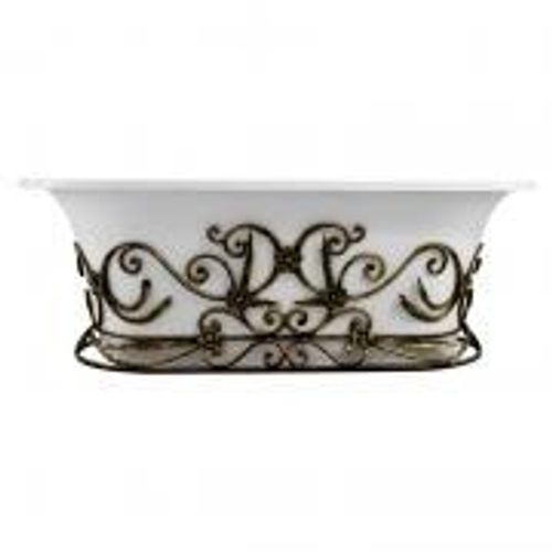 Кованая подставка для ванн Эстет "Лион" 174х80 Патина, ФР-00001074