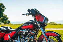 CVO STREET GLIDE 2021 Sunset Orange Fade & Sunset Black