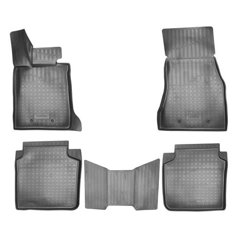 Ковры в салон Norplast/Unidec для BMW 7 в кузове G12 (2015-), Черный, Long, арт.NPA11-C07-254