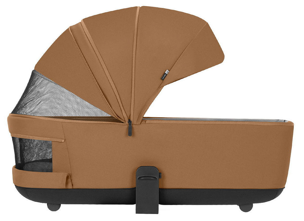 Коляска Carrello Alfa CRL-6522 2025 Cybex Aton S2 i-Size Ocean Blue 3 в 1 Honey Beige