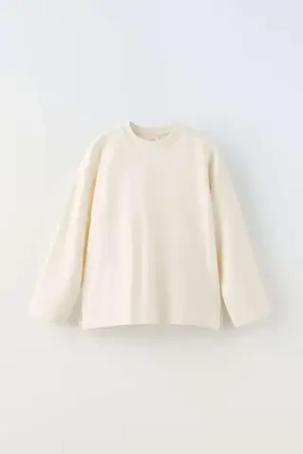 ZARA ЛОНГСЛИВ, ЖЕЛТОВАТО-БЕЛЫЙ