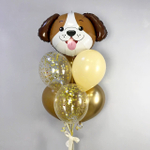 Фольгированный шар-фигура «Голова Собаки», 84 см