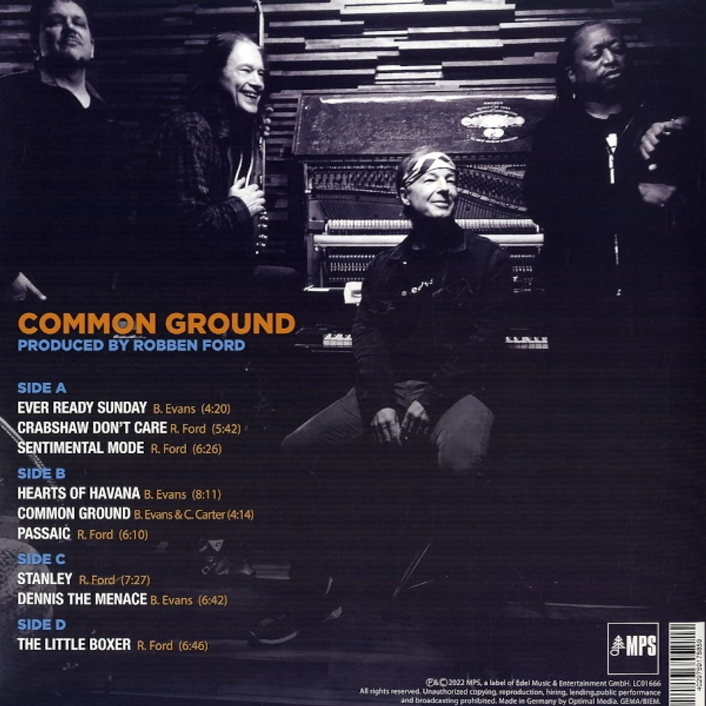 Robben Ford & Bill Evans With Darryl Jones, Keith Carlock / Common Ground (2LP)