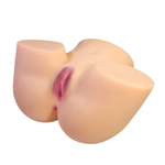 Телесный мастурбатор Liora с 2 любовными тоннелями (Цвет: телесный)