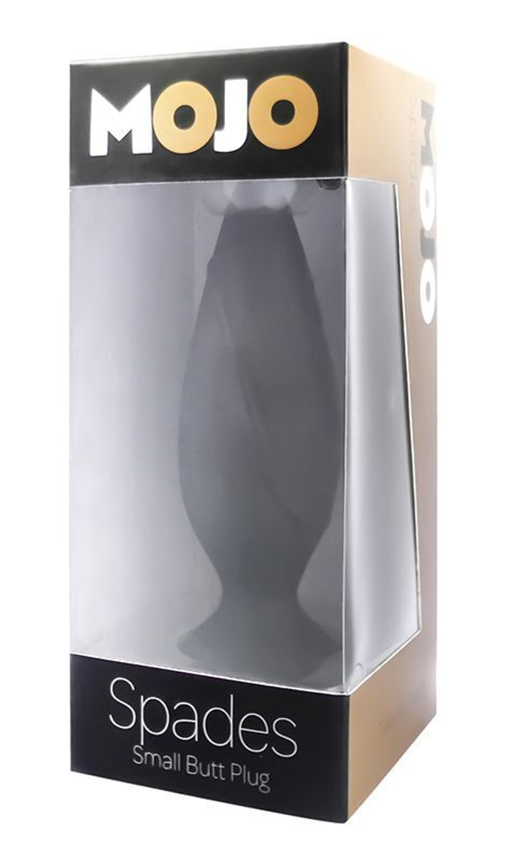 Маленькая черная анальная пробка Mojo - 10 см. (Цвет: черный)