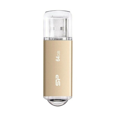 Флеш накопитель 64Gb Silicon Power Ultima II, USB 2.0, Голд