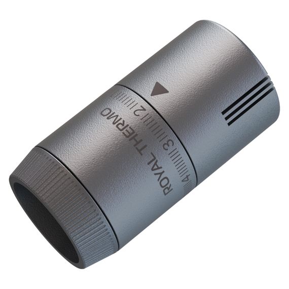 Термоголовка жидкостная Royal Thermo Design М30х1,5 (серебристый) купить в Москве и Московской области по низкой цене с доставкой по России — (2) Термоголовка жидкостная Royal Thermo Design М30х1,5 (серебристый) — (2)