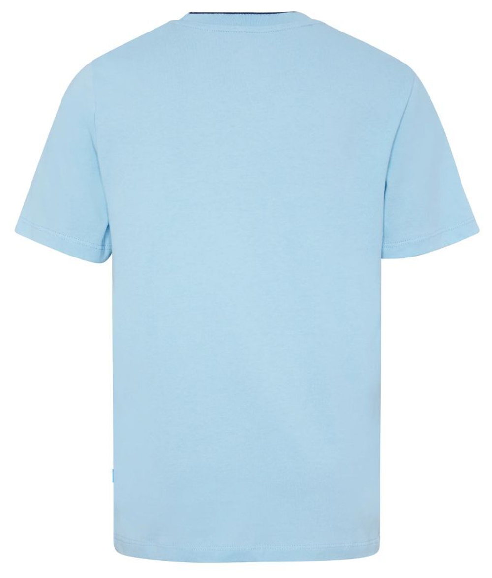 Футболка для мальчика теннисная Australian Open Kids T-Shirt AO Textured Logo - light blue