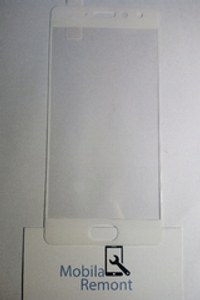 Защитное стекло "С рамкой" для Meizu Pro 7 Белое