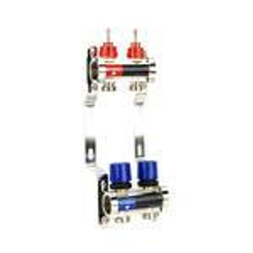 Группа коллекторная VARMEGA с расходомерами ВР 1quot; 2 х 3/4quot; EK латунь VM15402