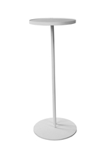 Журнальный столик Stone овальный 015, белый (арт. 015 А015.2 D01)