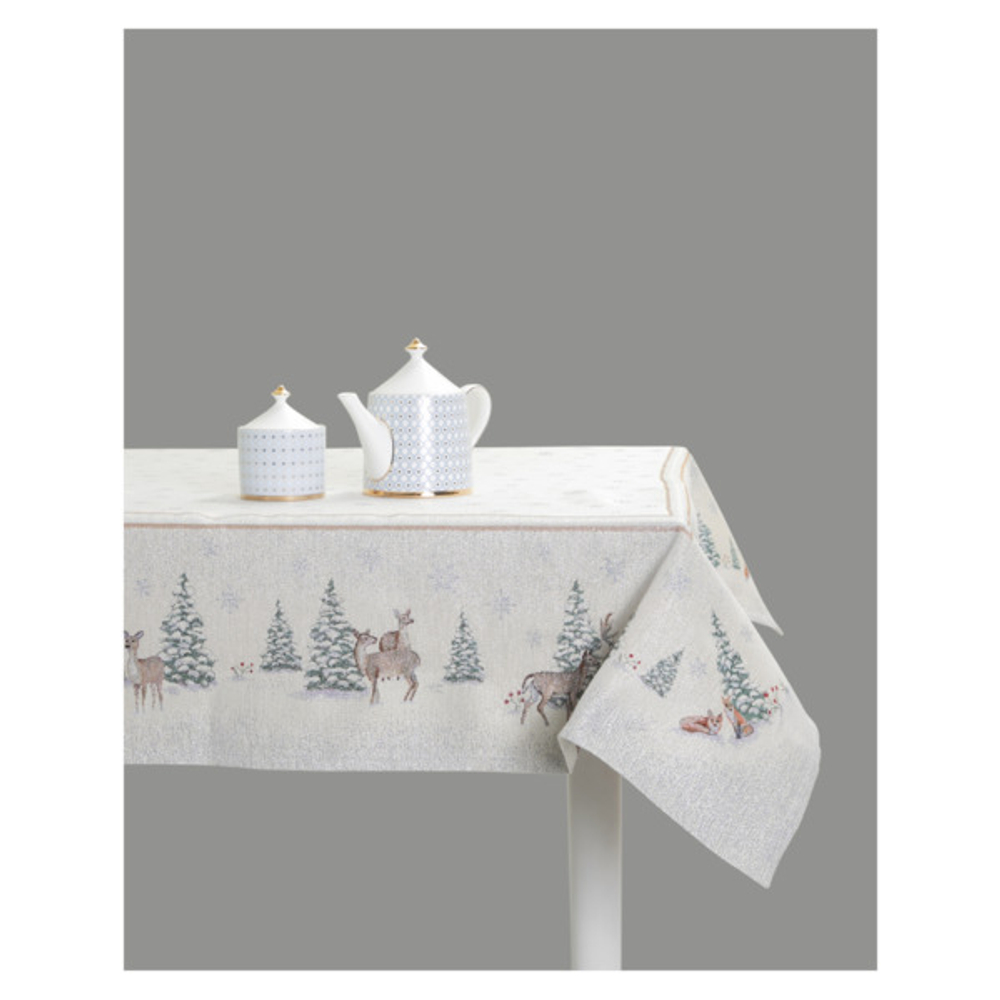 Скатерть 140х280см Mix&Match Home Бэмби бежевая