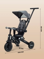 Детский трехколесный велосипед RANT RB202 "BIRDIE" (Grey)