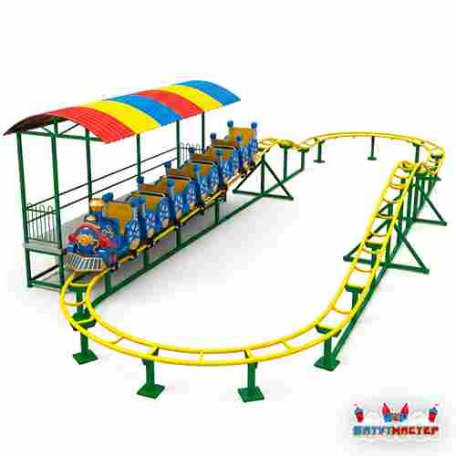 Детский аттраккцион-горка «Паровозик из Ромашково», 6 кабин 12 мест, 16×9×4 м