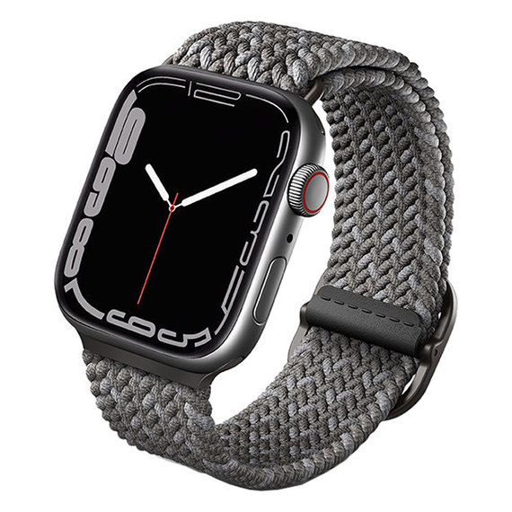 Ремешок Uniq Aspen DE strap для Apple Watch 49/45/44/42 мм (45MM-ASPDEPGRY), цвет &quot;Серая галька&quot;