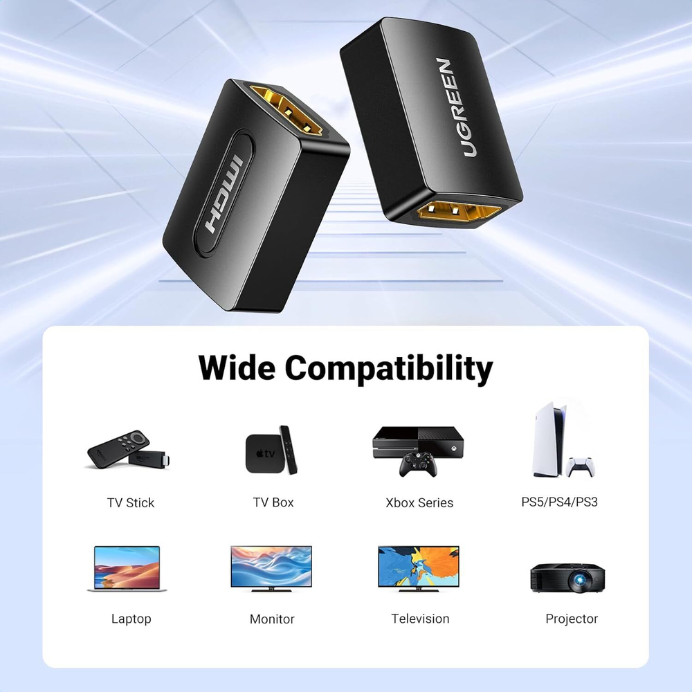 Переходник HDMI - HDMI UGREEN 20107