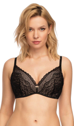 Супер пуш-ап бюстгальтер Clarisa (Размер: 75E) (Цвет: черный)