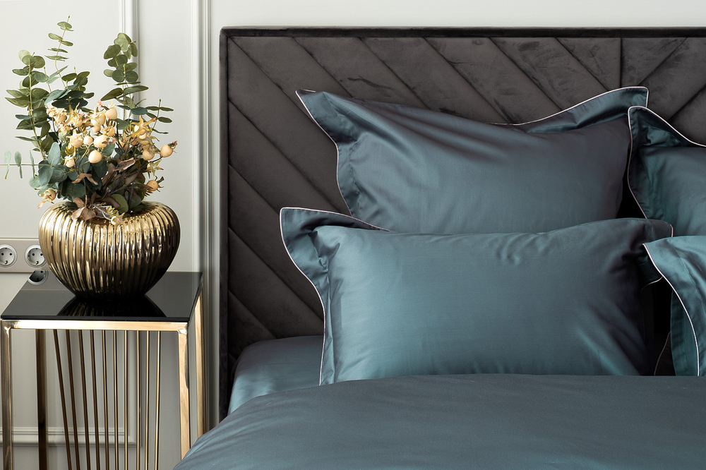 Наволочки 2шт 50x70 Garda Decor зеленые 107TD-D26G2-NAV ZEL