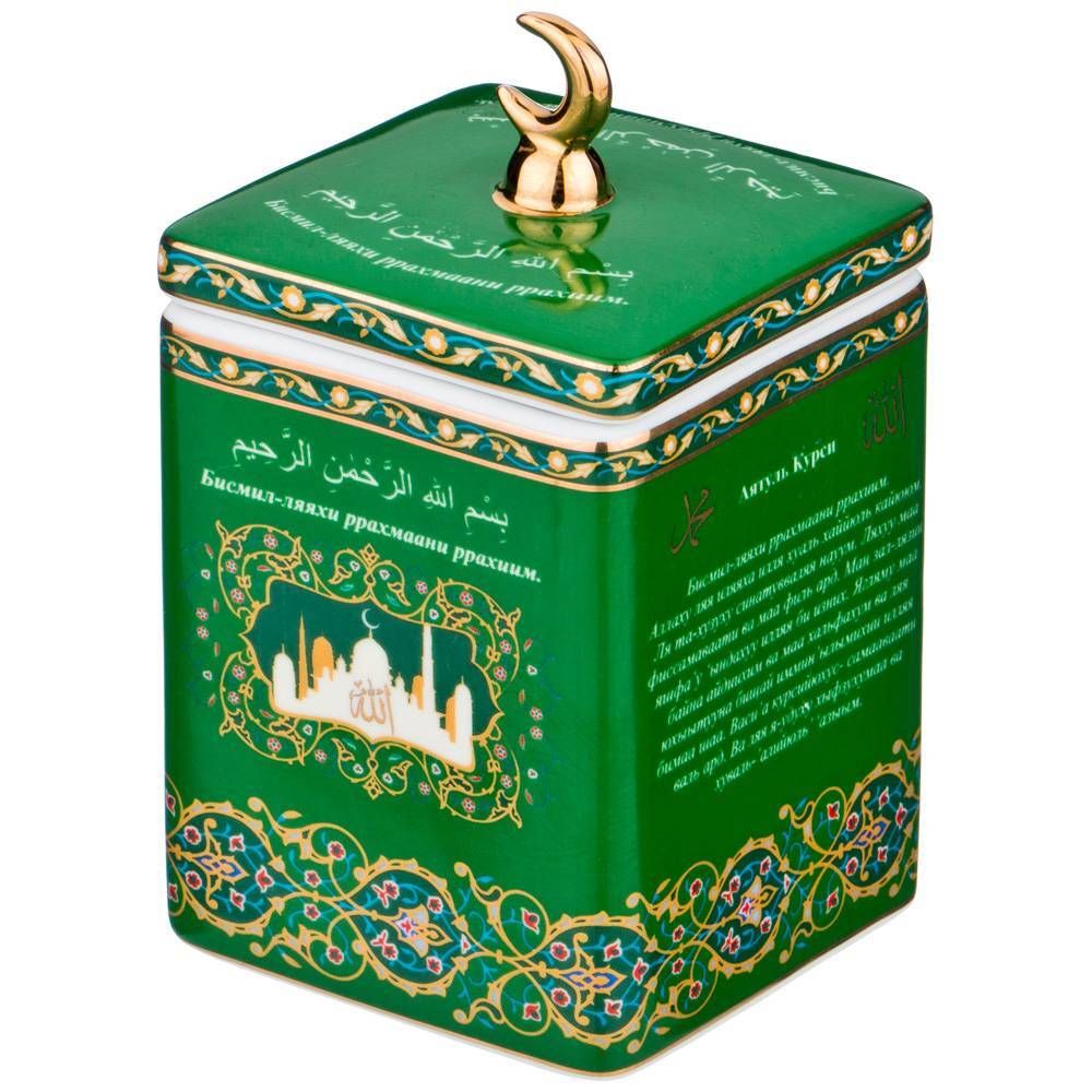 БАНКА С КРЫШКОЙ LEFARD "СУРА АЯТУЛЬ-КУРСИ" 11,5/14*8 СМ 500 МЛ (КОР=36ШТ.)