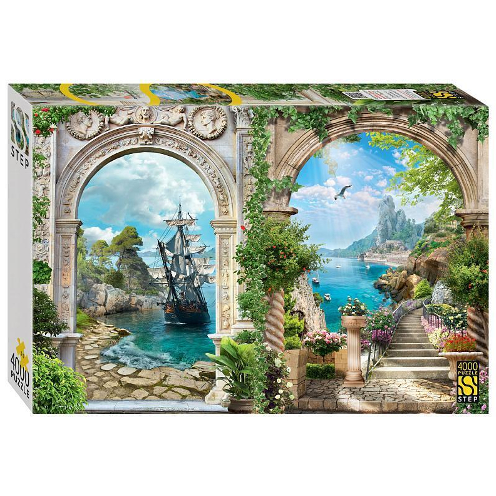 Пазл 4000эл. "Две арки у моря" (Степ пазл)