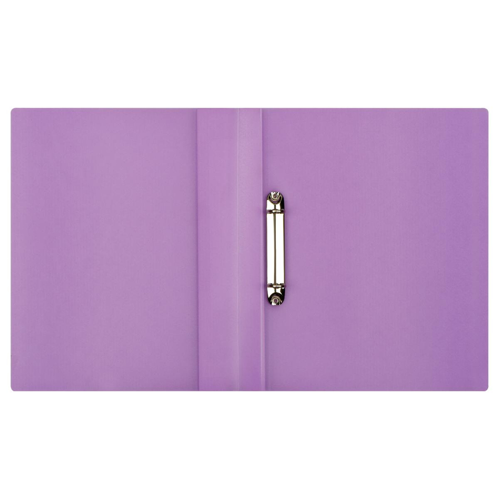Папка на 2 кольцах А4, 700мкм фиолетовая "Кристалл" (Стамм)