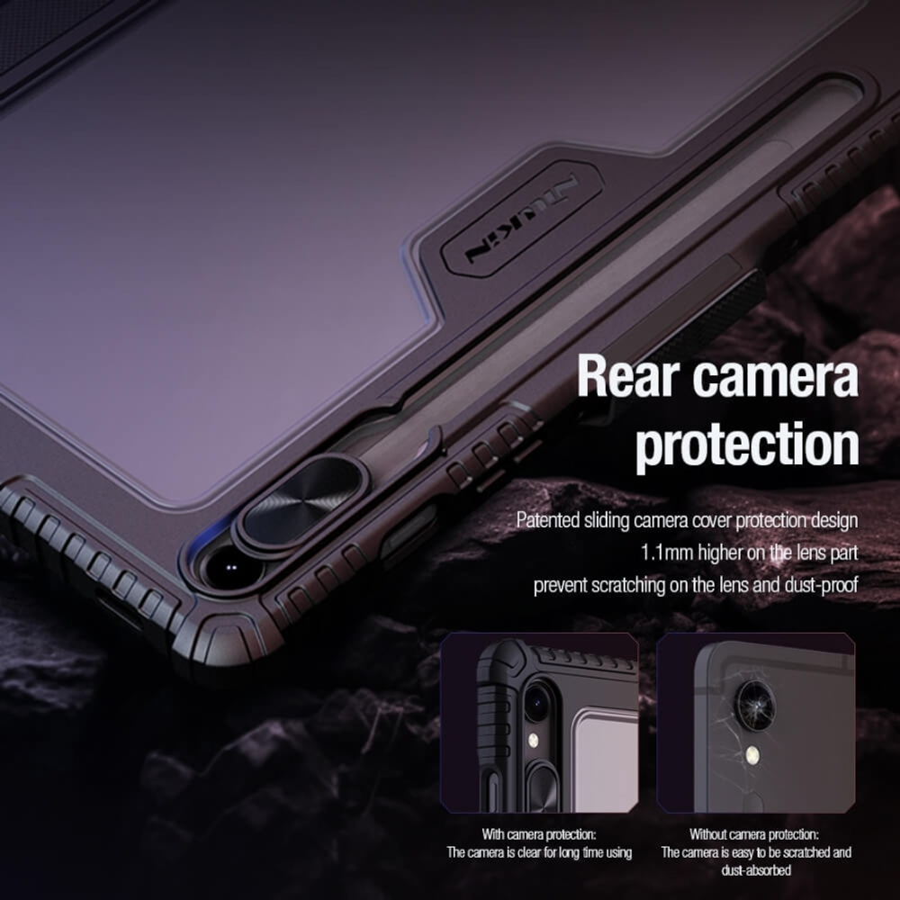 Противоударный чехол BUMPER NILLKIN LEATHER CASE PRO для Samsung Galaxy Tab S9