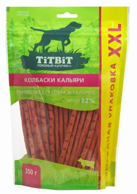 TITBIT Золотая коллекция для собак колбаски Кальяри XXL - 350 гр