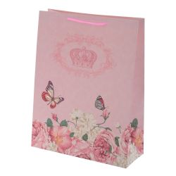 GAEM Пакет подарочный S (бумага 210г/м2, блок микс 12шт), L18 W8,5 H24 см, 4в.