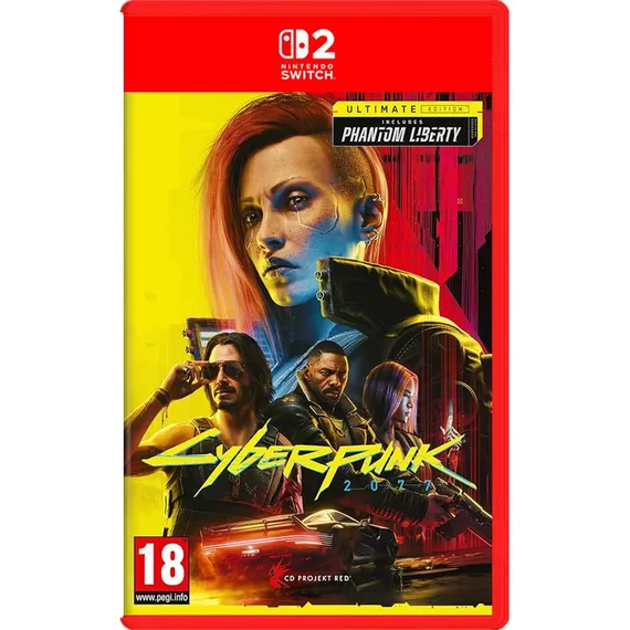 Cyberpunk 2077 Ultimate Edition (Nintendo Switch 2, Русские субтитры, Б/У)