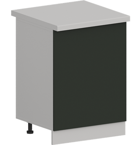 Кухня Модуль ШН 600М Графит / Насыщенно-зеленый