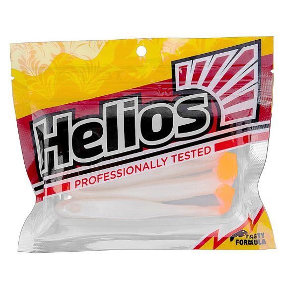 Виброхвост Jumbo 4,95&#39;/12.5 см Pearl &amp; Orange 5шт. (HS-7-019) Helios