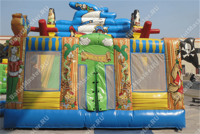 Коммерческий надувной батут "Пиратская радость"