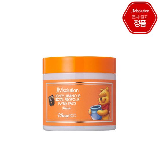 JMsolution Тонер-пэды для лица с экстрактом прополиса - Honey Luminous Royal Propolis Toner Pads Disney 70 шт