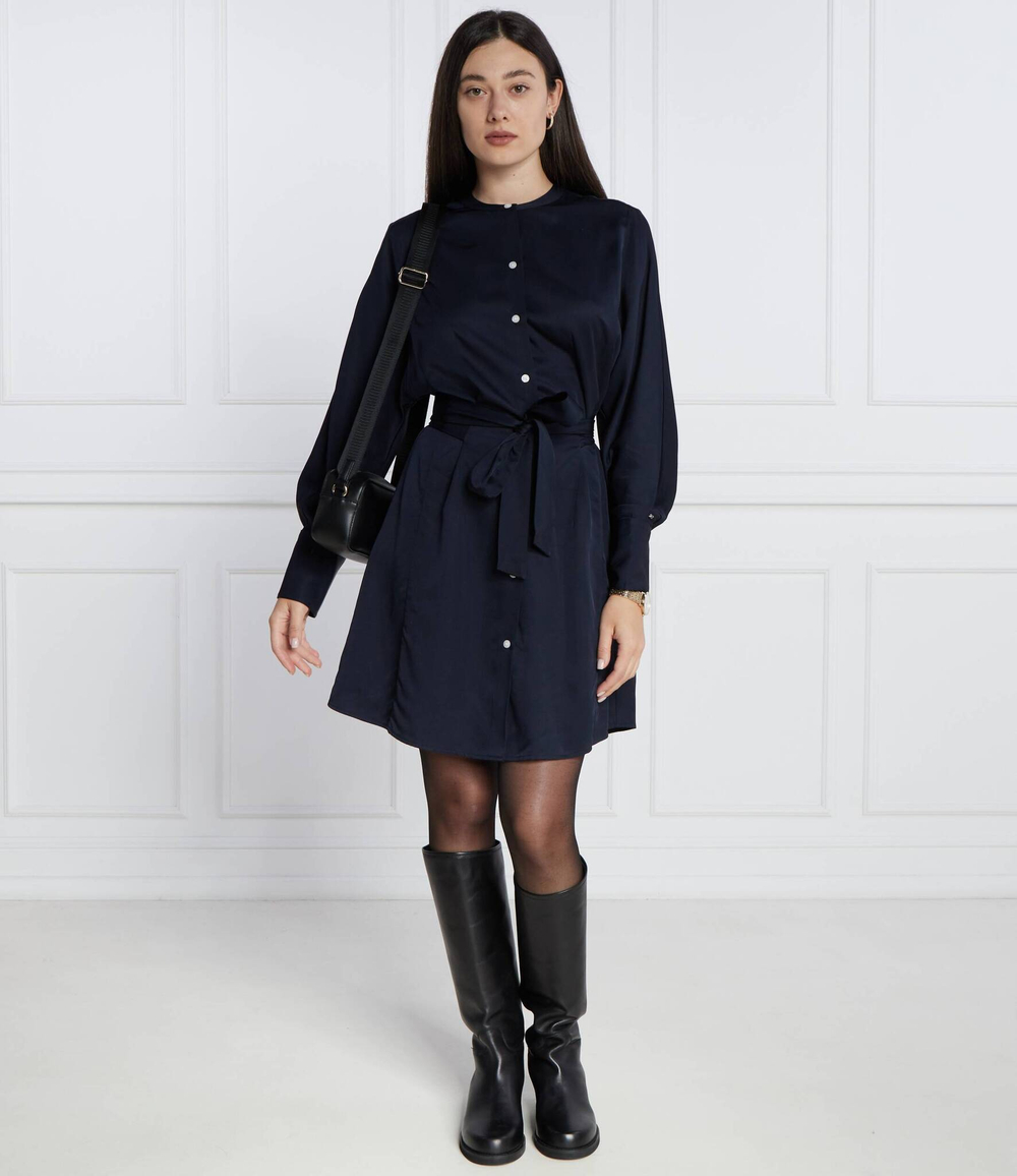 Платье RWB SHORT SHIRTDRESS LS Tommy Hilfiger - темно-синий(WW0WW40245)