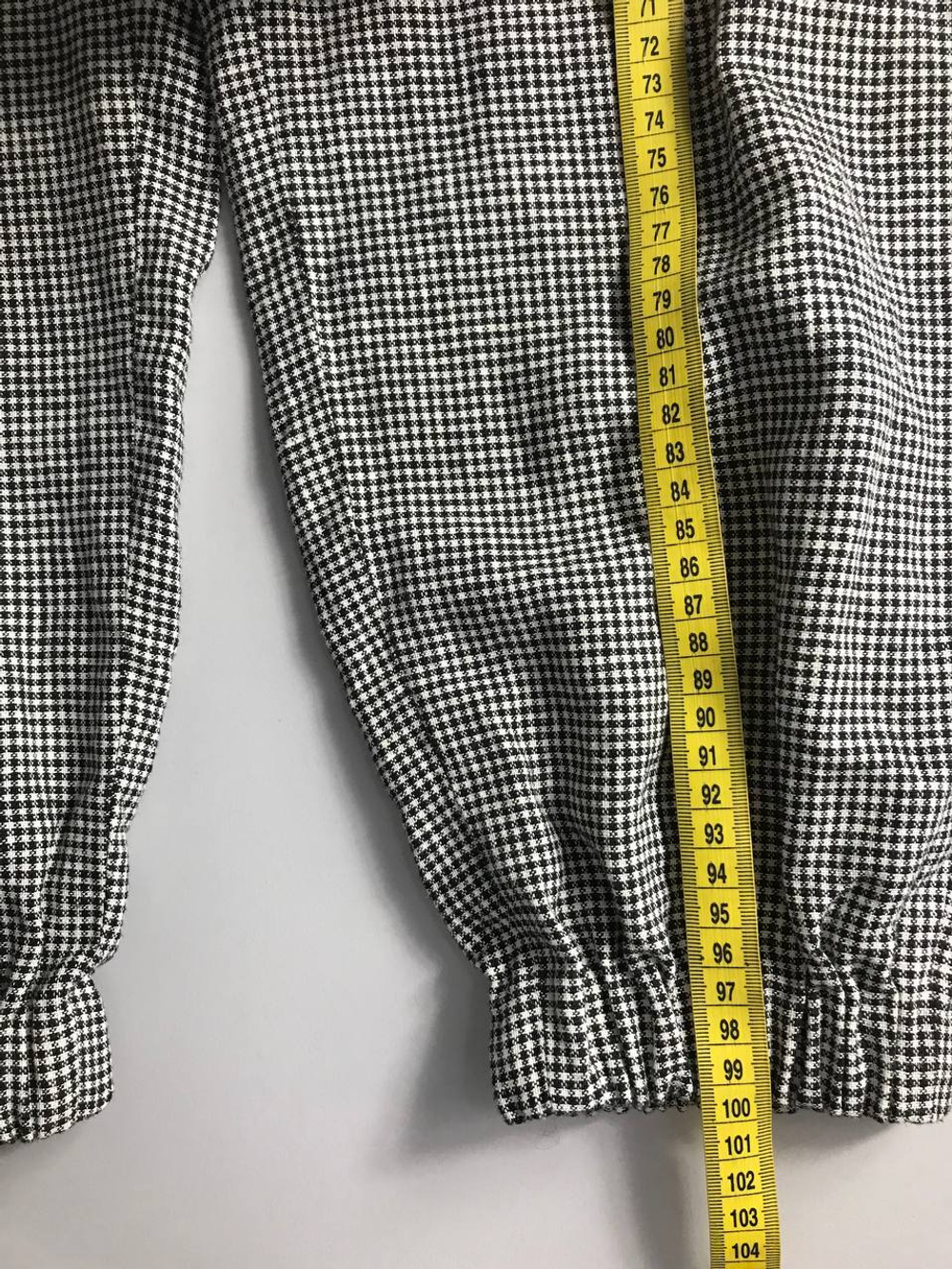 Брюки Zara в стильную мелкую клетку, маркировка XL, визуально 50 размер