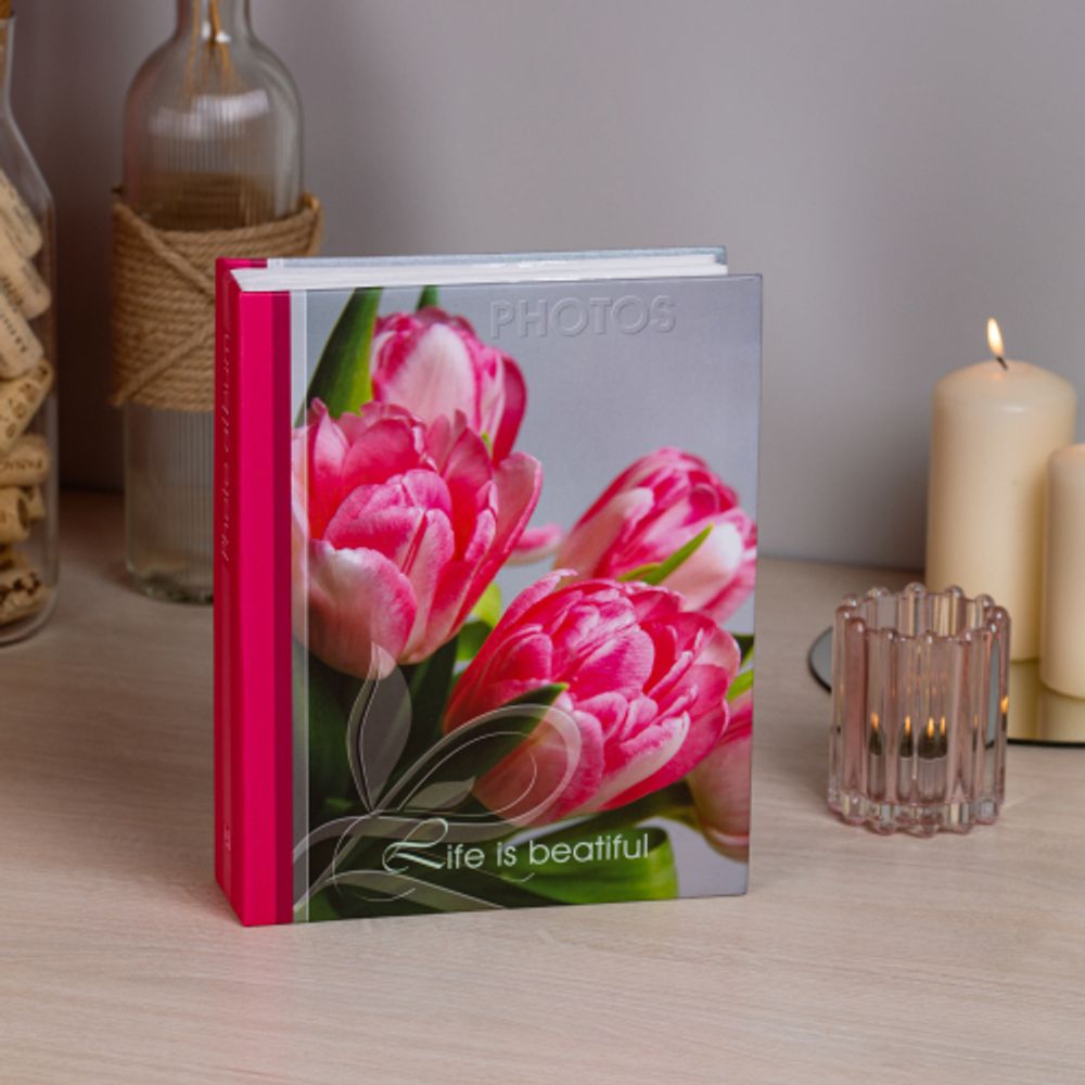 Фотоальбом Image Art IA-200PP серия 413 Цветы термосварка 50 листов 200 фотографий размер 10х15